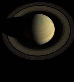 Planet Saturn with its rings and moon in space | Statement Handcuff | Bracelet | neo jewelry