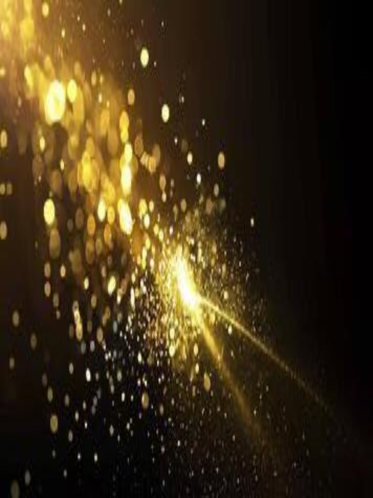 Sparkling gold particles on a dark background | Statement Earrings | neo jewelry