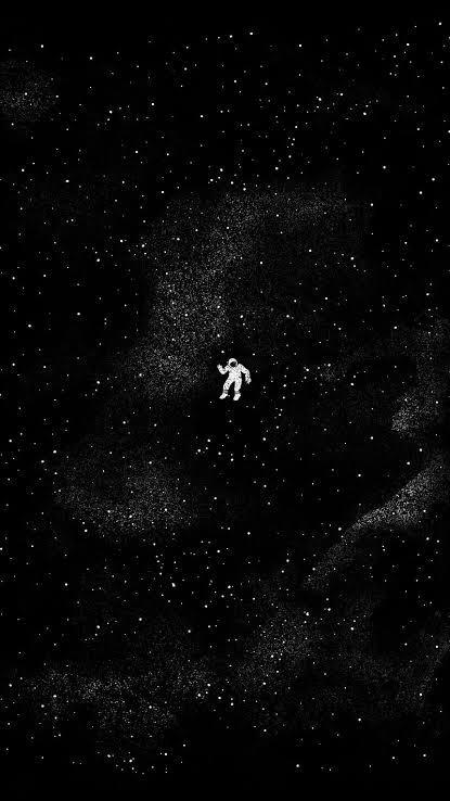 Silhouette of a person floating in space with stars and nebulae. | Women's Pant | Pret Clothes | nEo Clothes