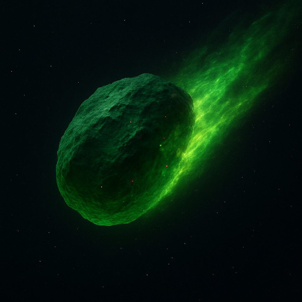 Dark Green Aurora Pant With Earring - Pret Clothes & Statement Jewellery by nEo Near Earth Object