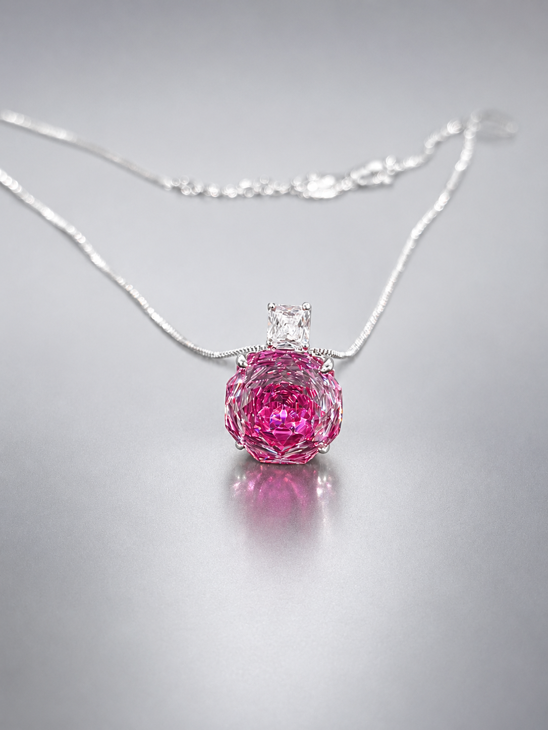 Fuchsia Star Necklace