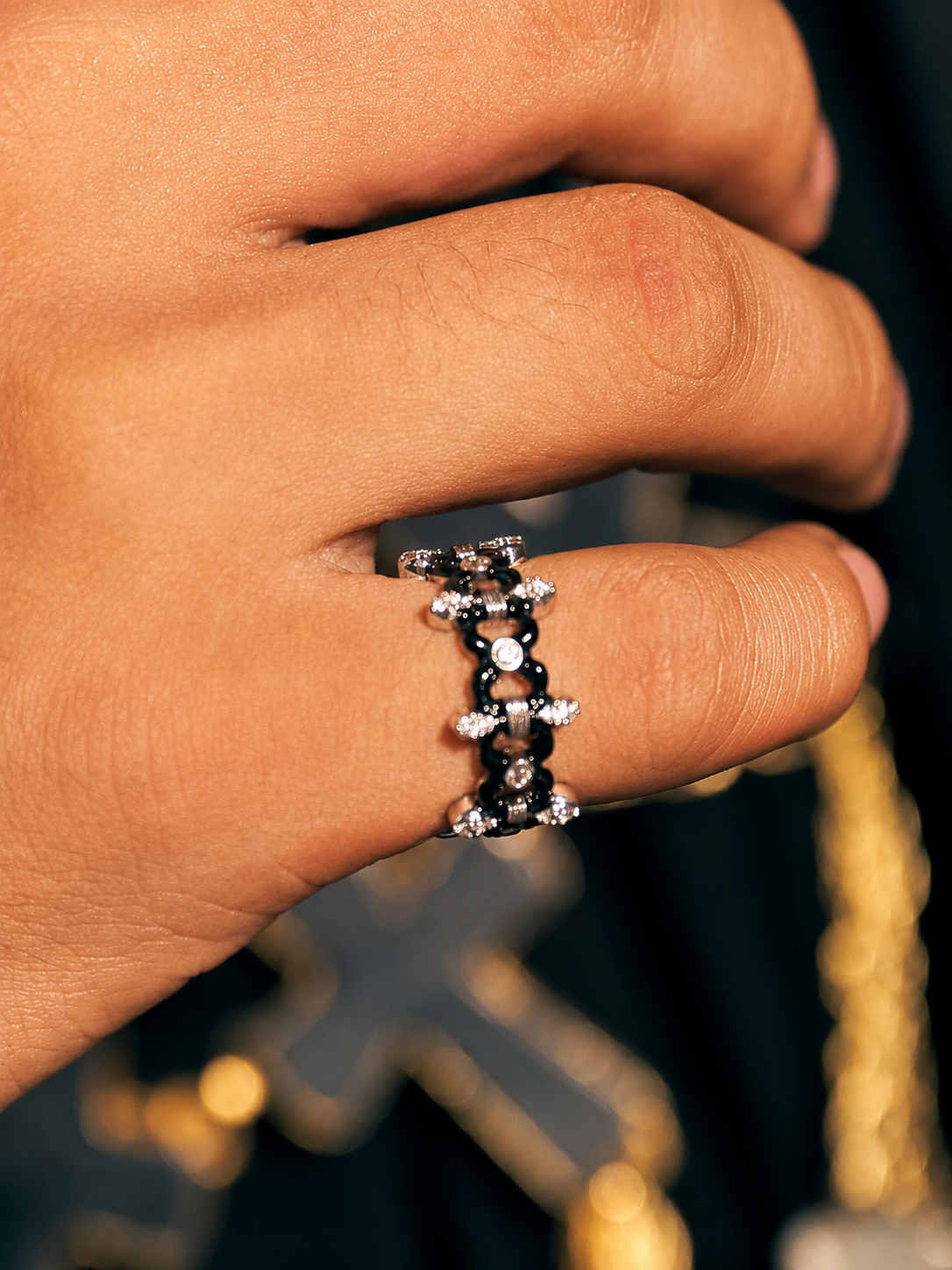 Midnight Blossom Ring (Man)
