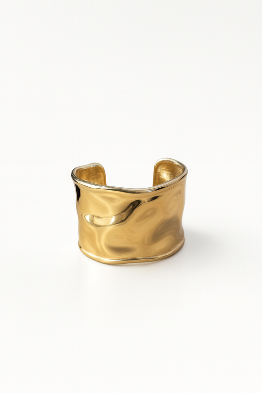 Gold cuff bracelet | Statement Handcuff | Bracelet | neo jewelry