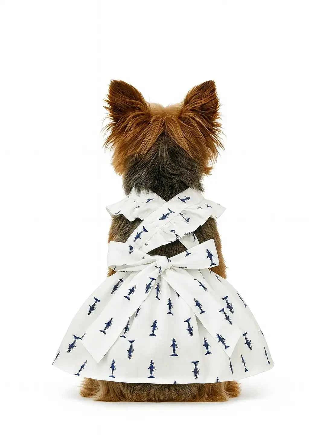 Sharky Waves Pet Dress