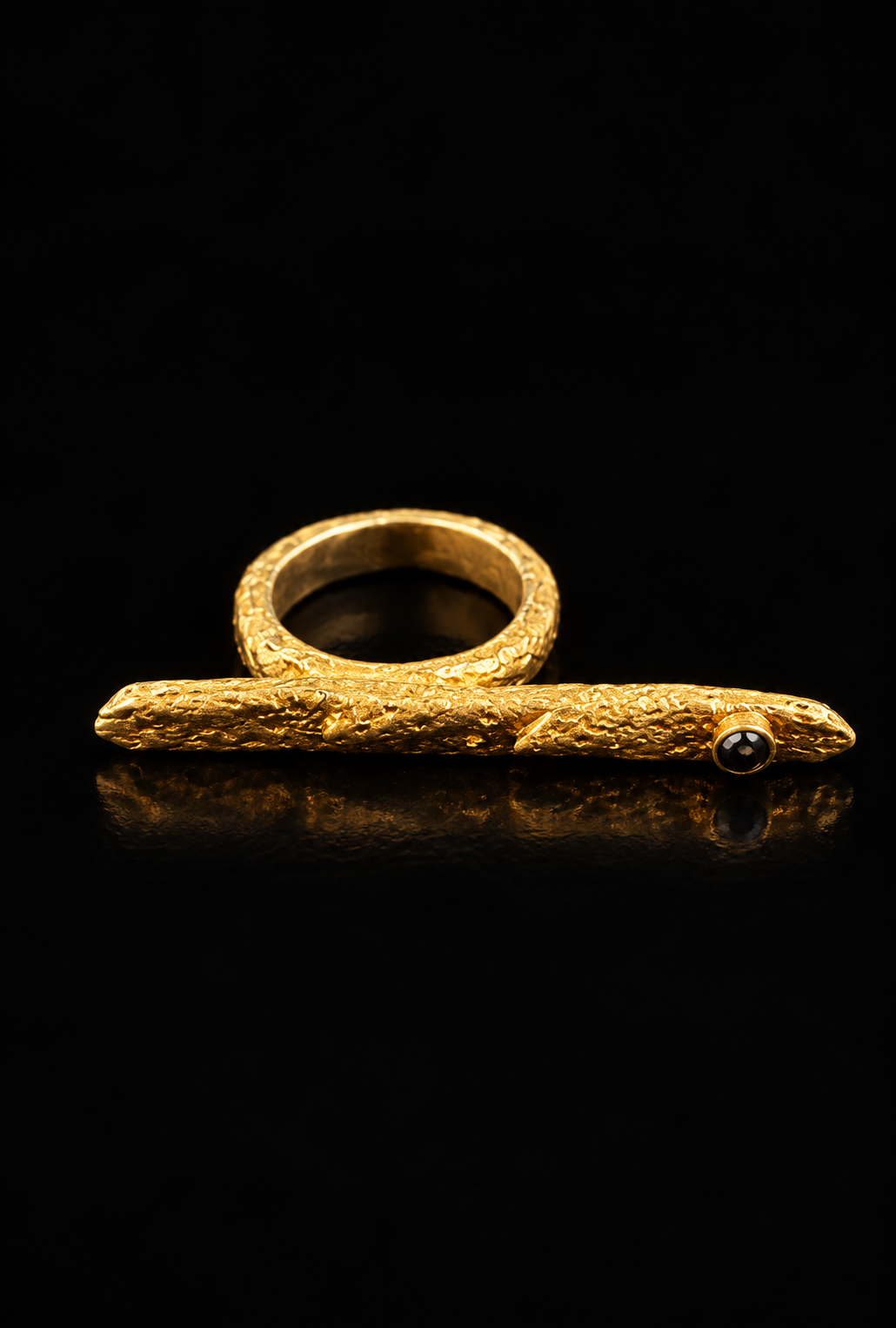 Obsidian Ember Ring (Man)