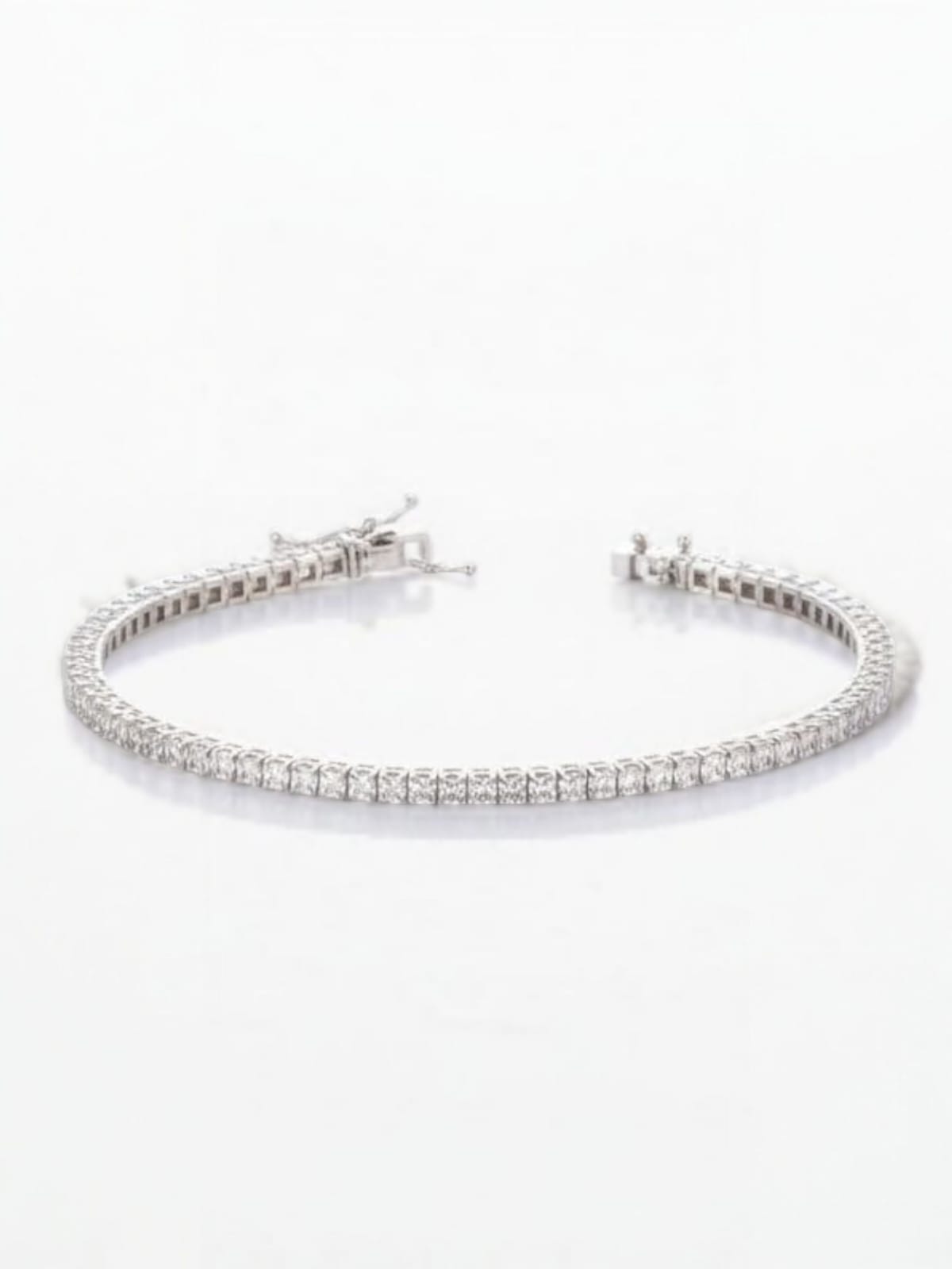 Sterling Princess Halo Bracelet