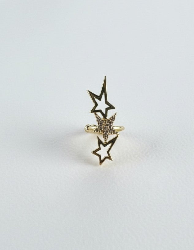Shooting Star Cluster Earcuff