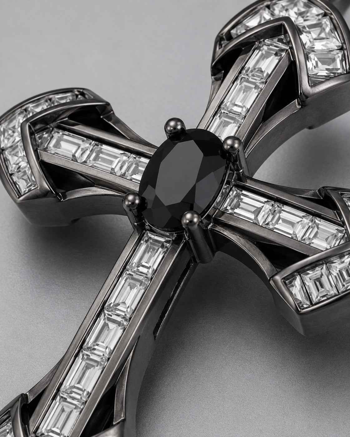 Obsidian Cross Drops