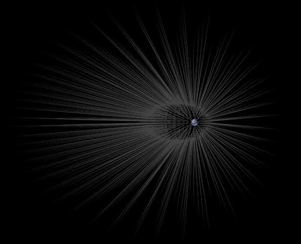 Black Celestial Veil Dress with Lunar Curve Hand Cuffs - Pret Clothes & Statement Jewellery by nEo Near Earth Object