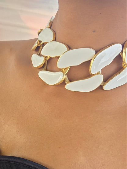 Ivory Orbit Choker