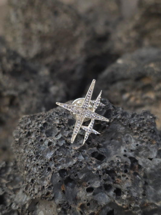 Polaris Star Brooch