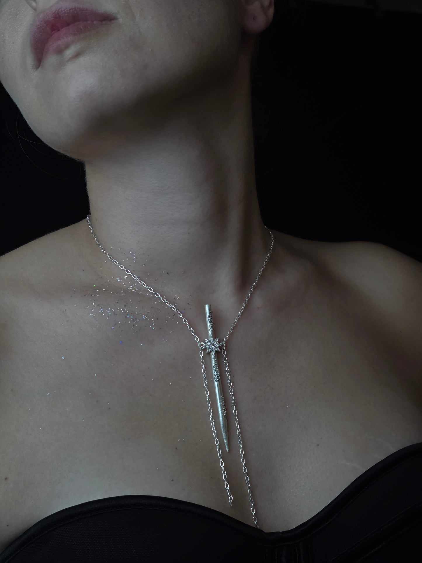 Near Earth Object | Silver Necklace