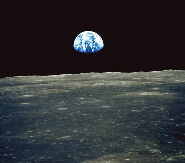 View of Earth from the Moon's surface | Statement Ring | Asymmetrical Ring  | neo jewelry 