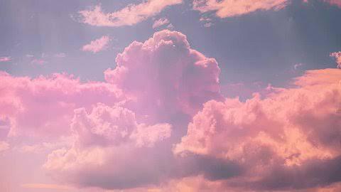 Pink and purple clouds in a sky with sunlight filtering through  | Women's Skirt | Bottoms | Pret Clothes | nEo Clothes.