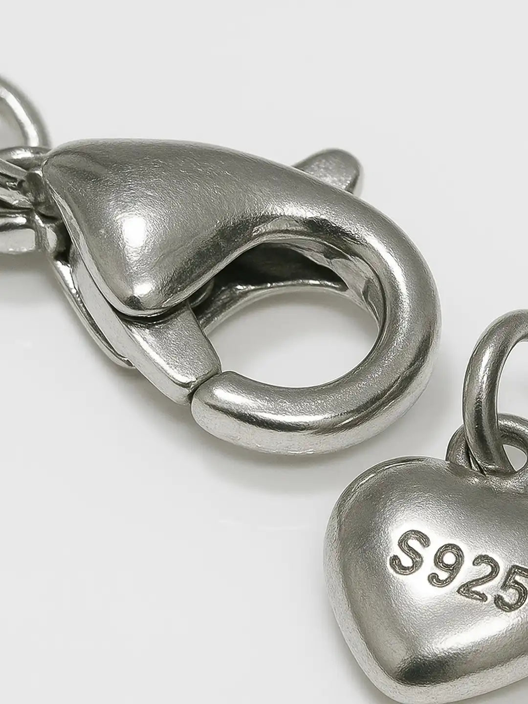Silver Blush Orbit Necklace Lock crafted in 925 silver.