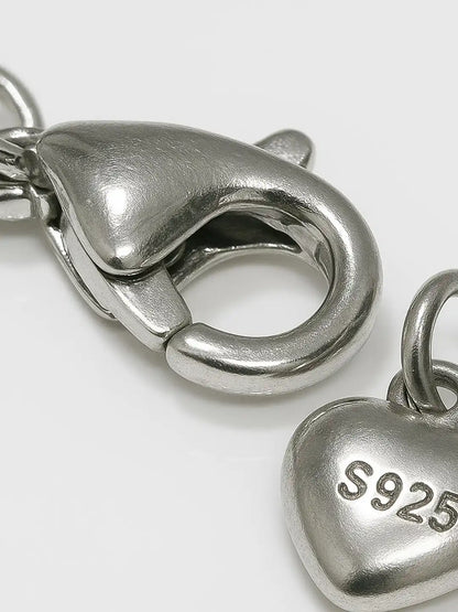Silver Blush Orbit Necklace Lock crafted in 925 silver.