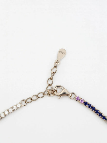 Celestial Spectrum Bracelet crafted in 925 silver