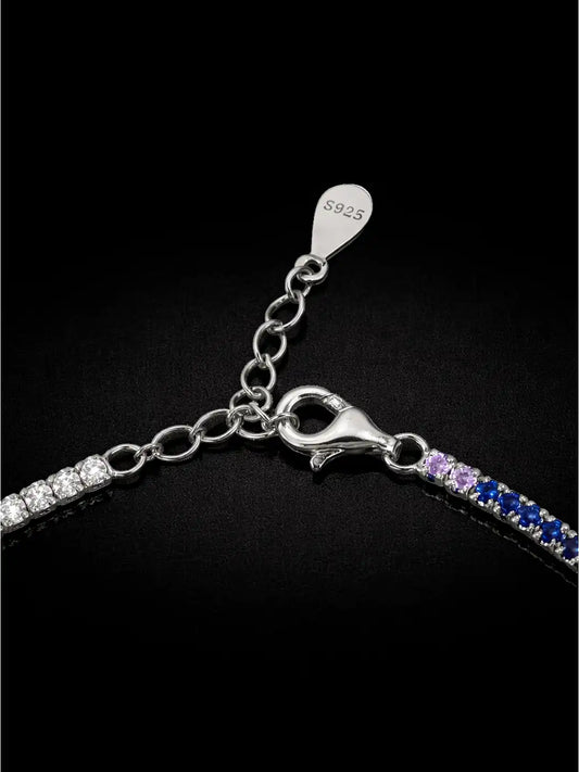 Celestial Spectrum Bracelet crafted in 925 silver