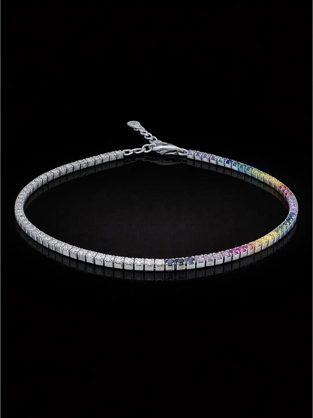 Celestial Spectrum Bracelet crafted in 925 silver