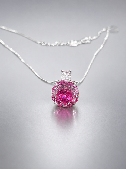 Fuchsia Star Necklace