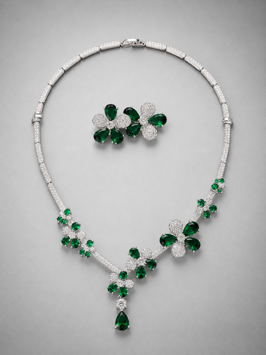 Emerald Flowis Set