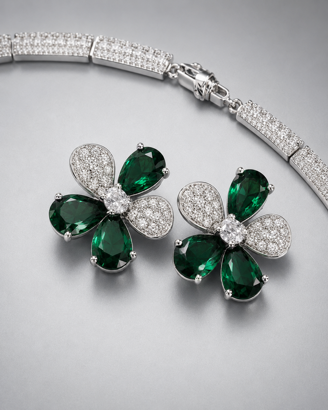 Emerald Flowis Set