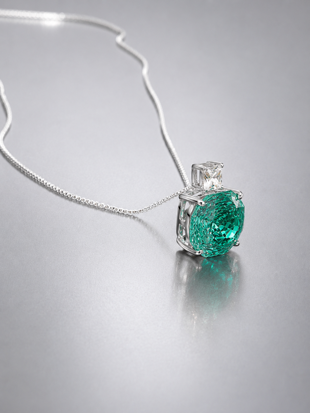 Emerald Prism Necklace