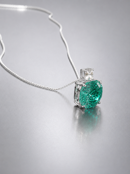 Emerald Prism Necklace