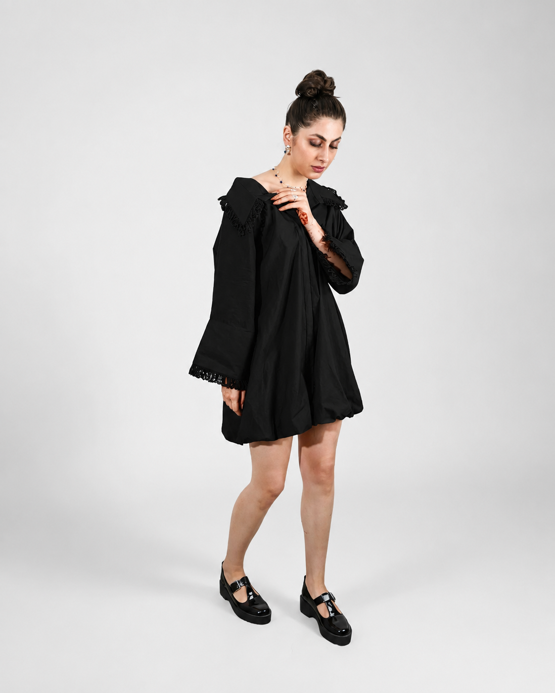 Becky-line Fringe Dress