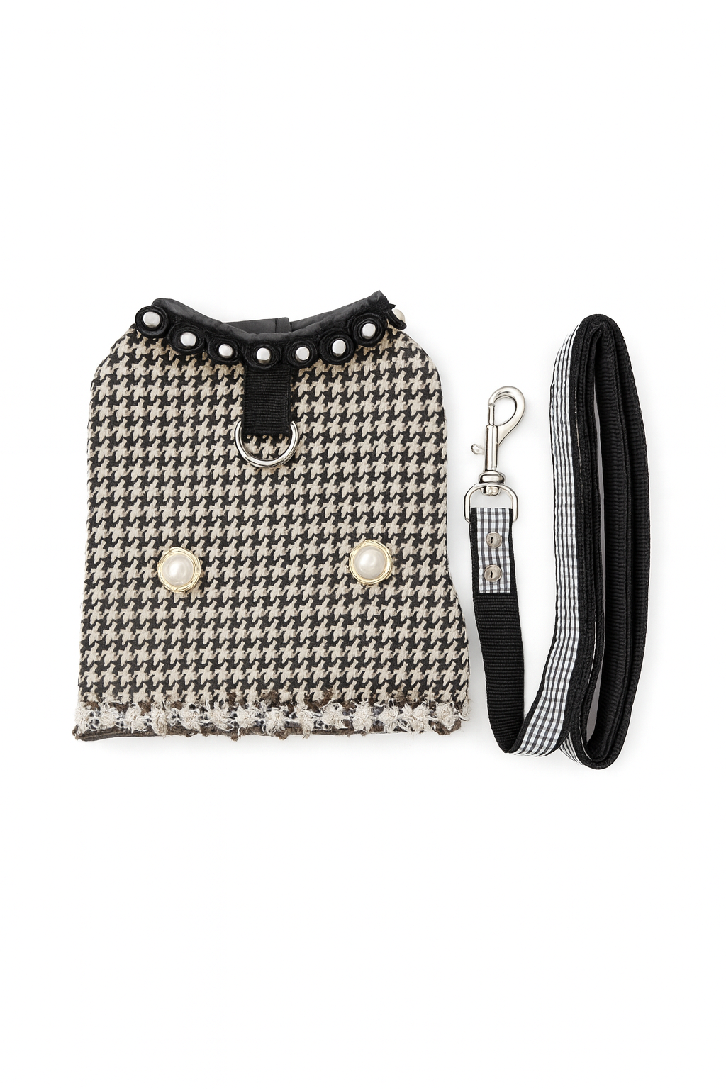 Too glam to give a damn Harness and Brown Leash Set