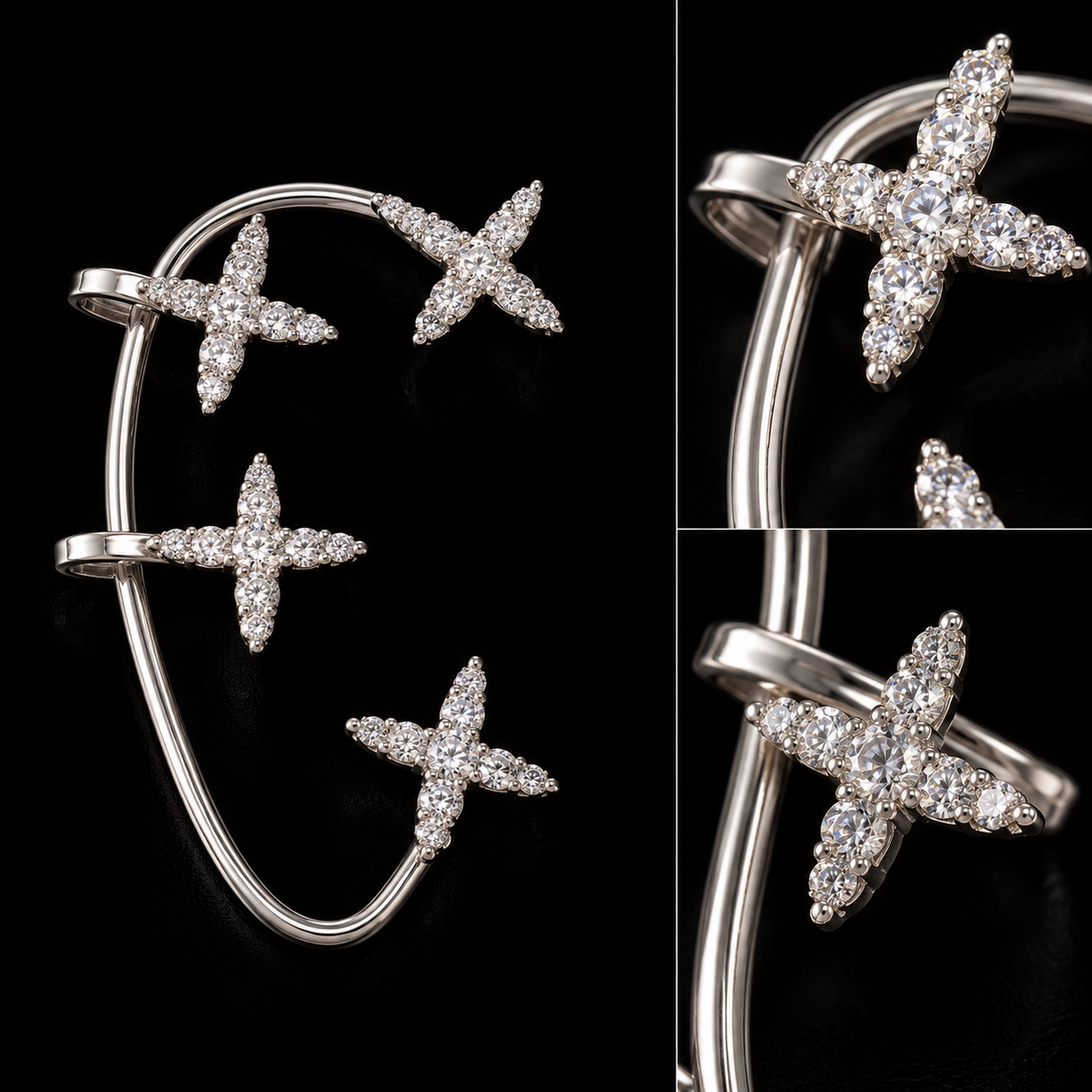 Night Star Ear Cuff