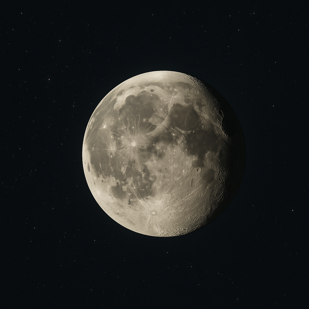 Close-up of the moon with a dark background  | Women Jumpsuit | Pret Clothes | nEo Clothes.
