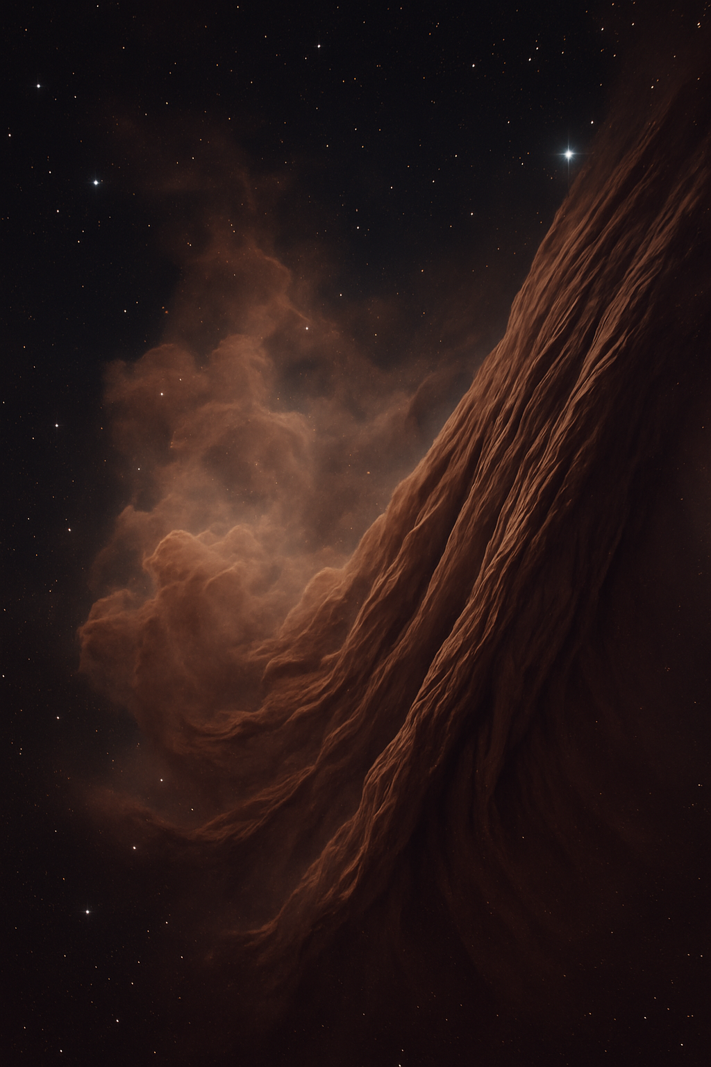 Dramatic view of a nebula with stars in the night sky | Women Dresses | Pret Clothes | nEo Clothes.