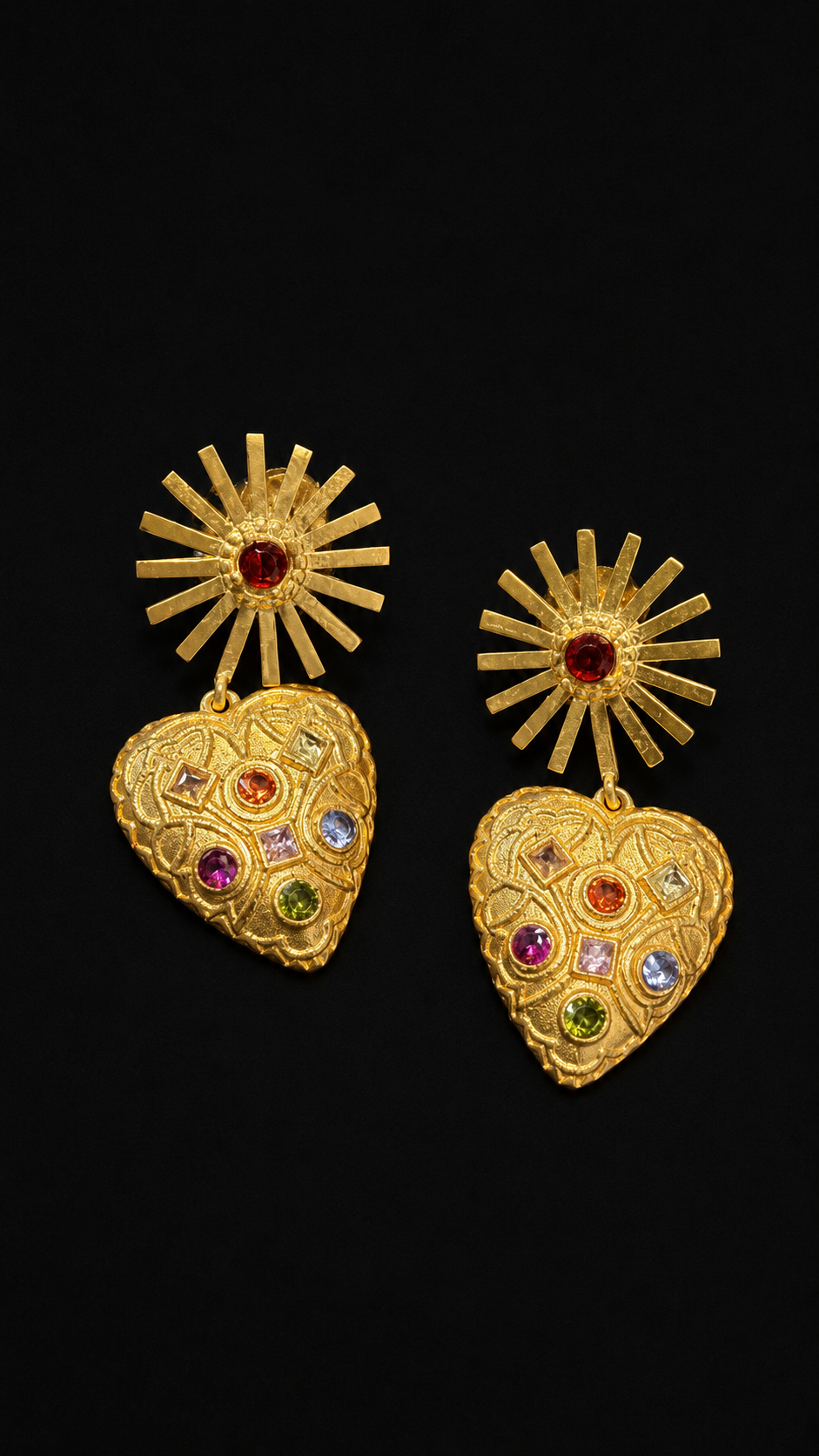 Cinderhalo Earrings