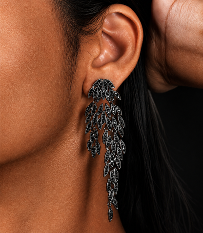 Midnight Willow Earrings
