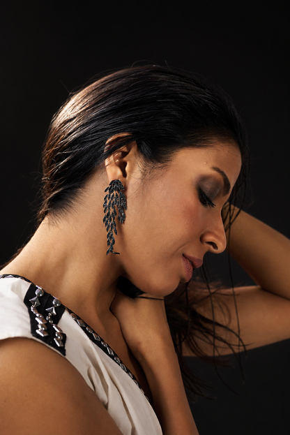 Midnight Willow Earrings