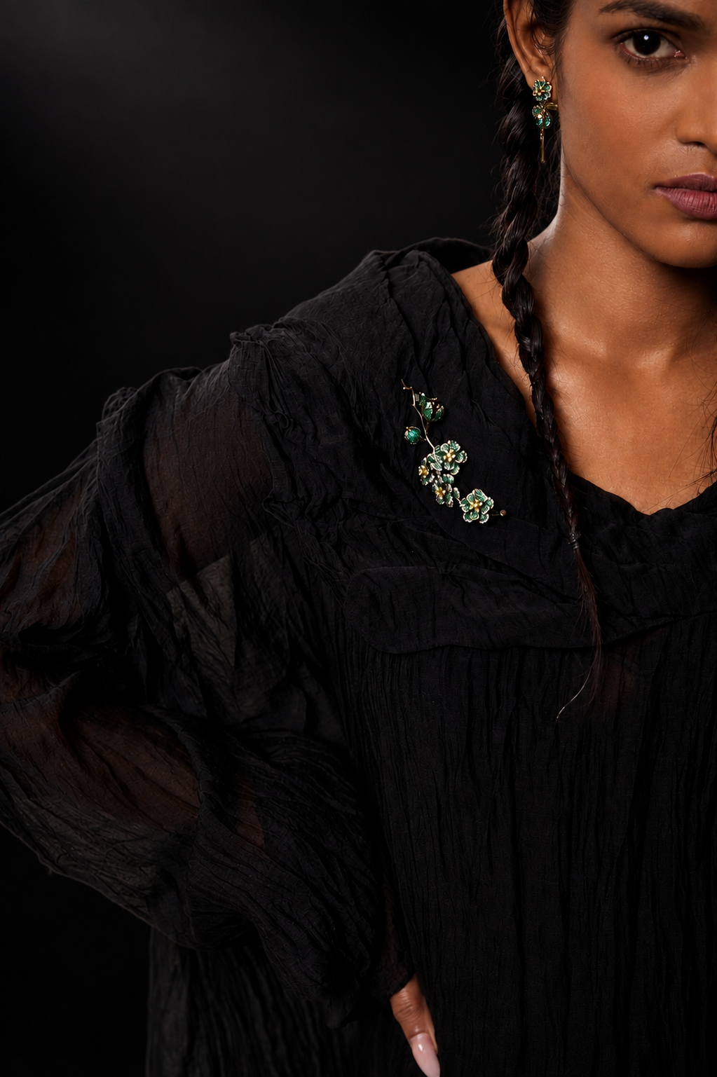 Aurora Spire Brooch - NearEarthobject