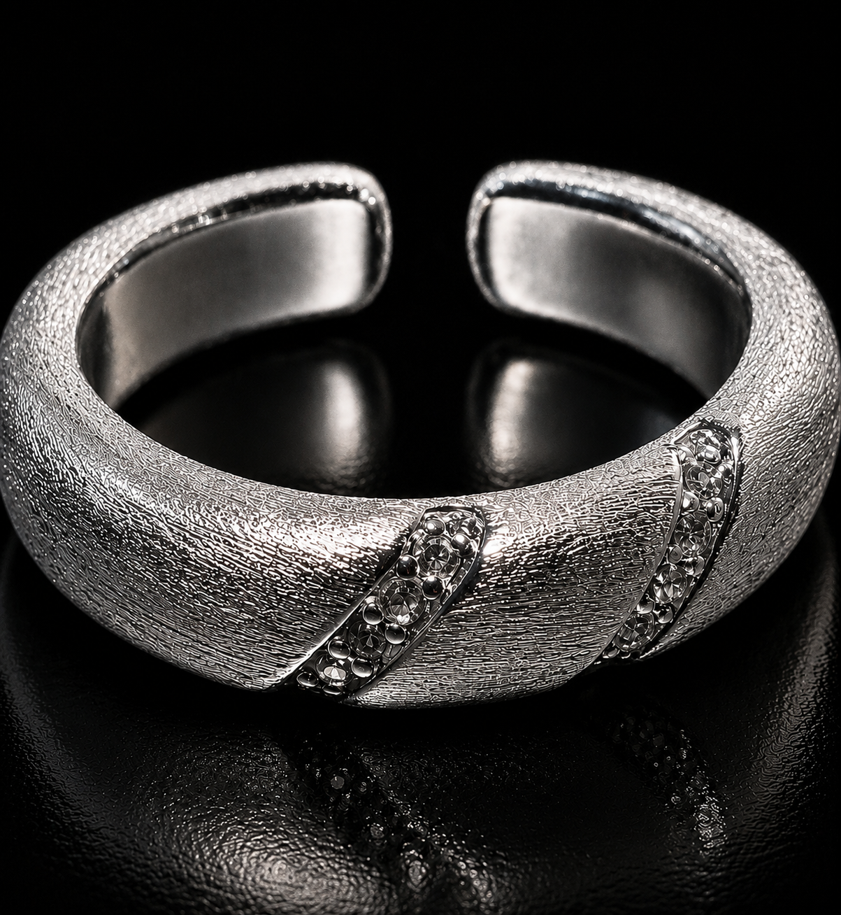 Moonlit Frost Ring