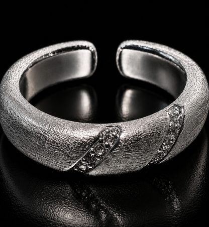 Moonlit Frost Ring