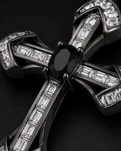 Obsidian Cross Drops (Man)