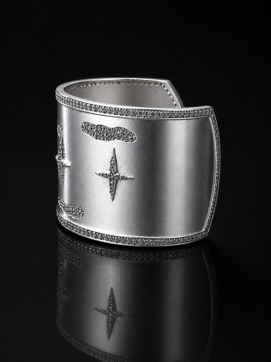 Nebula Crest Cuff (Man) - NearEarthobject