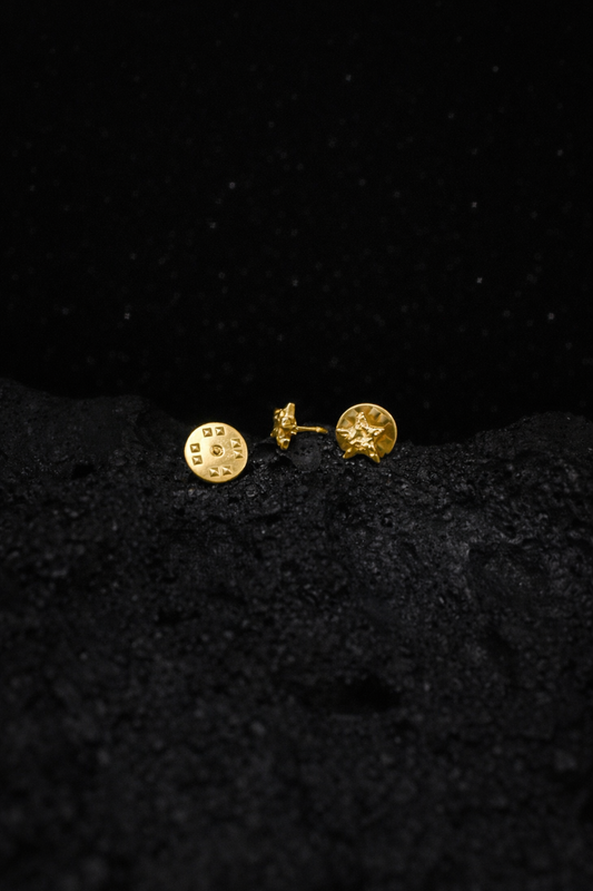 Molten Orbit Brooch