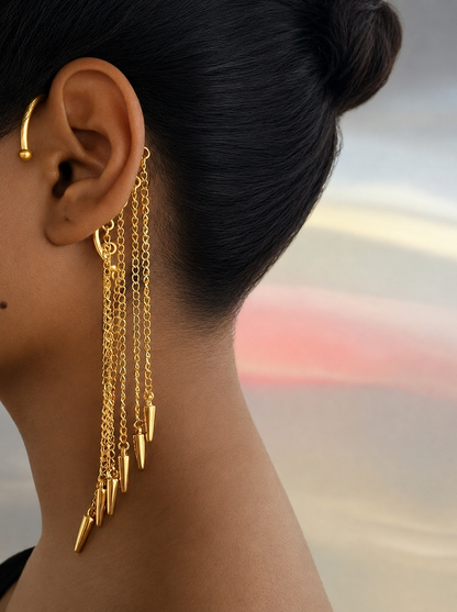 Stellar Spikes Ear Cuffs