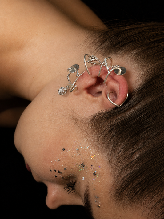 Orbit Charm Cuff