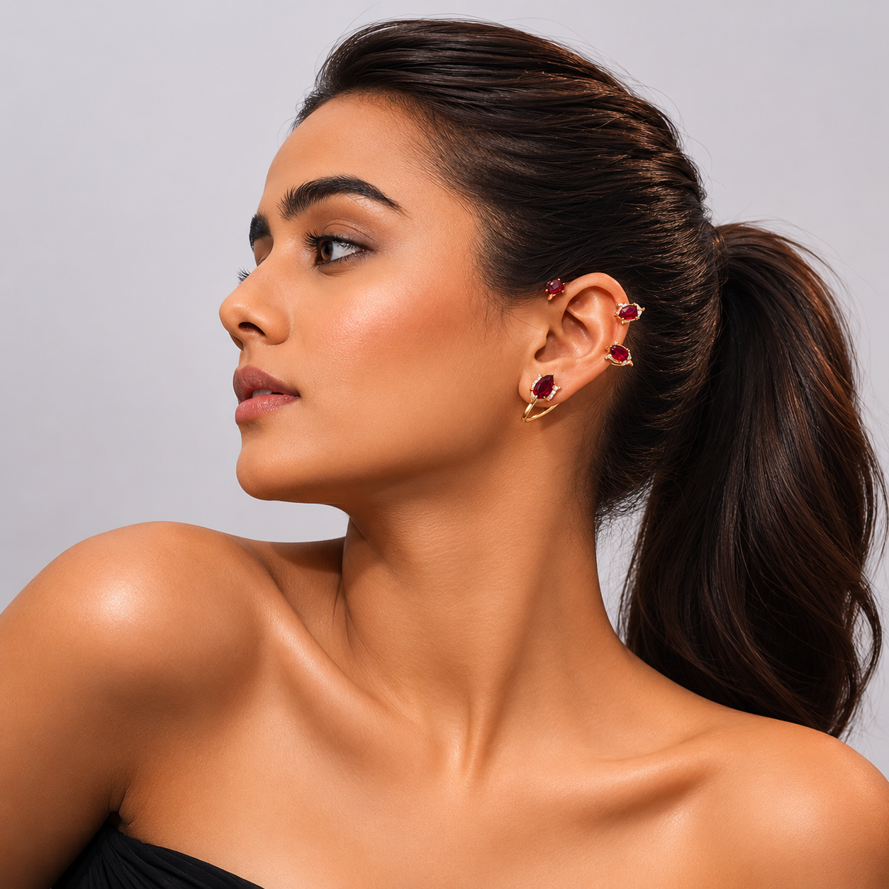 Scarlet Halo Ear Cuff