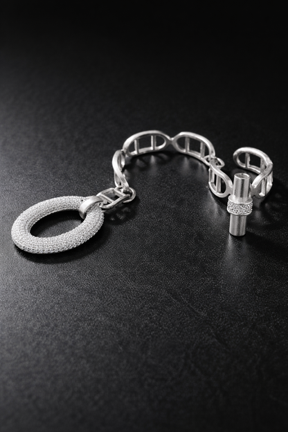 Nebula Crome Lock Ring
