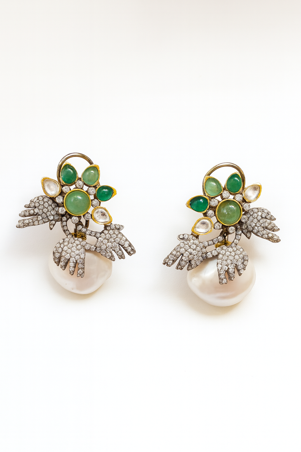 Pearl Flora Majesty Earrings