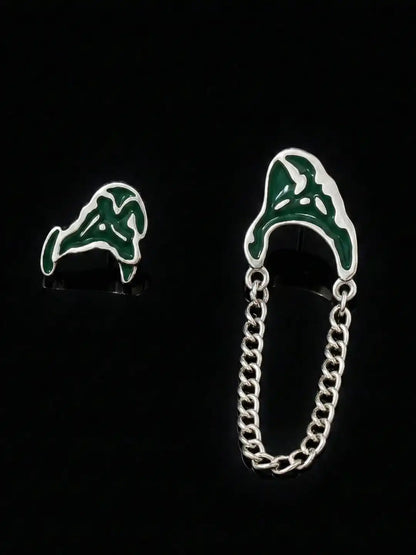 Silver Plated Jewellery Cosmic Echo Ear Cuffs