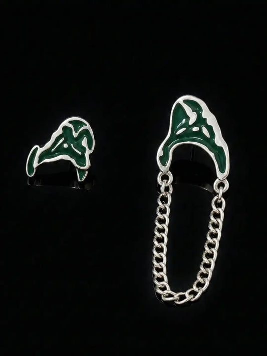 Silver Plated Jewellery Cosmic Echo Ear Cuffs
