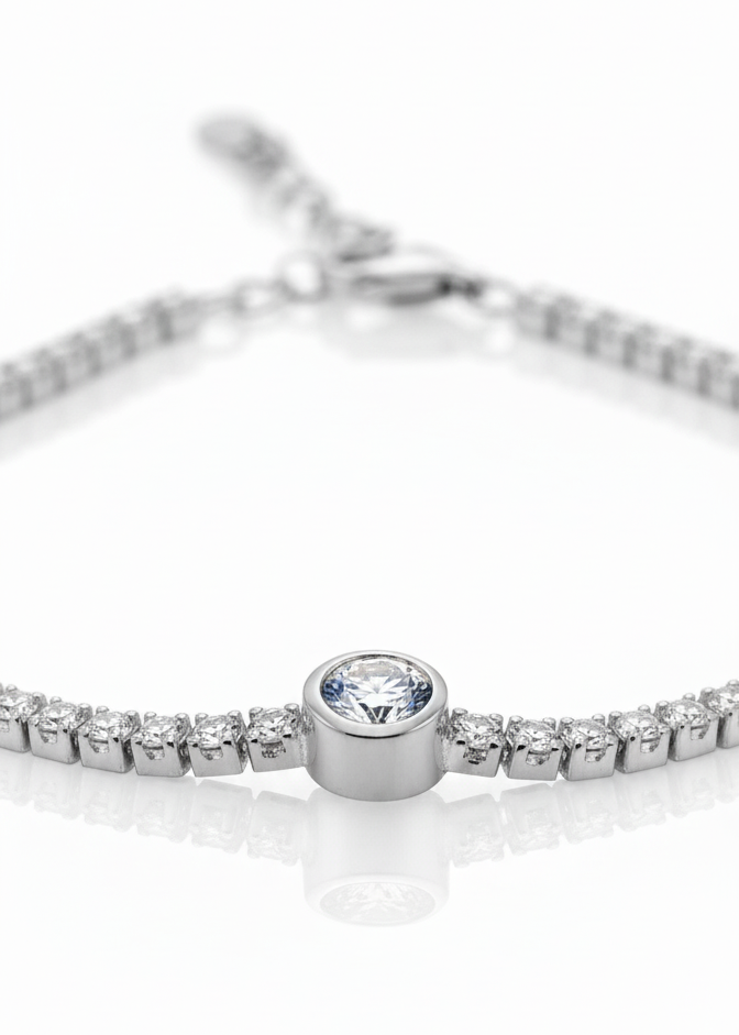 Luna Solitaire Bracelet